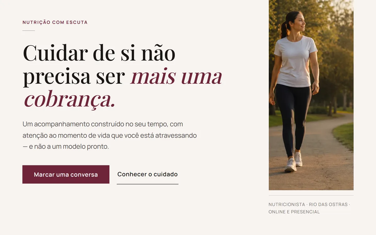 Abertura do modelo Nutri Mulher